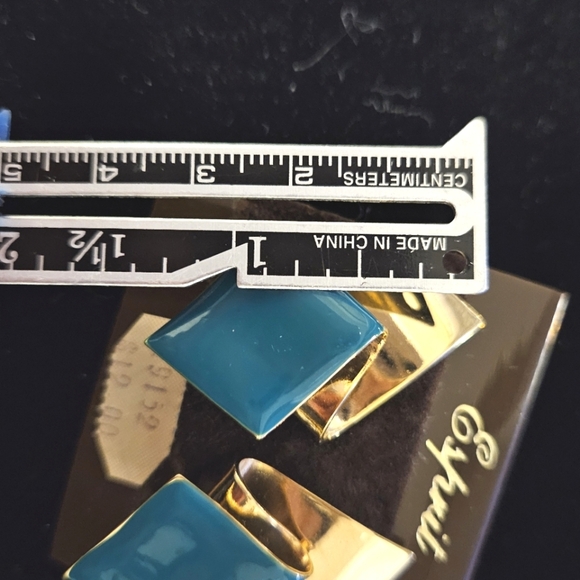 80s-90s Esprit Enamel Earrings - Picture 4 of 4